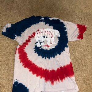 Port and Company Red, Blue, and White Kids Tee